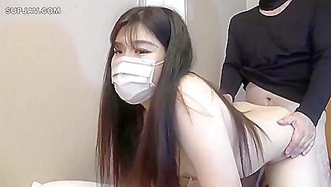 Asian hottie fucked in the mouth and gets creampie