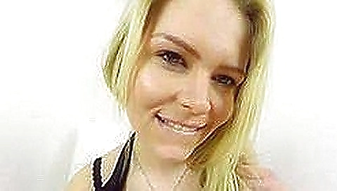 Sexy teen girl with big breasts in white dress and skirt in vr