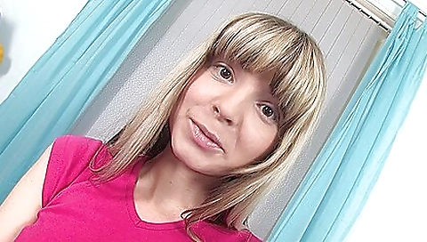 Horny blonde teen 18+ gives her boyfriend and another stud a facial