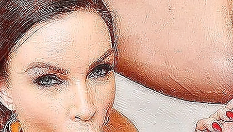 Busty blonde with a sexy round ass is a pleasure to watch