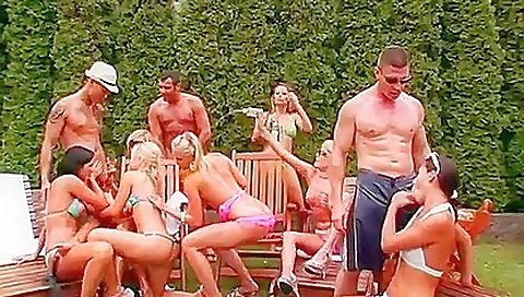 Hot blonde in lingerie is jumping on the cock of her partner