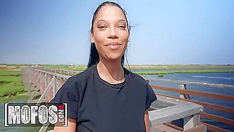 Brunette teen creampie in a porn video with a big cock