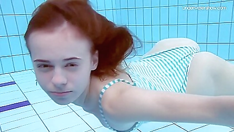 Anna Netrebko - Striped Swimsuit And Small Tits teen 18+