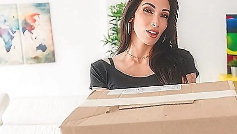 Clea gaultier is giving a blowjob in vr porn video