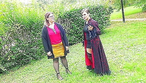 Horny chick gives some fun to her lover and friend