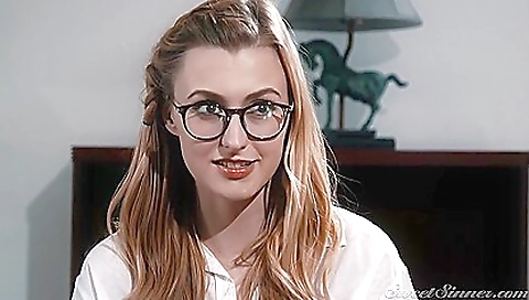 Busty blonde with a tattooed pussy is getting fucked