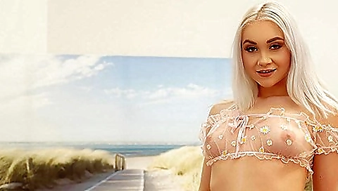 Crazy porn of an exquisite big-banged porn girl with a pussy