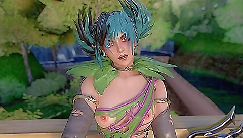 Sexy babe with big tits makes porn with a dude in vr